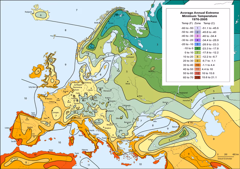 Mapa de Zonas Climáticas